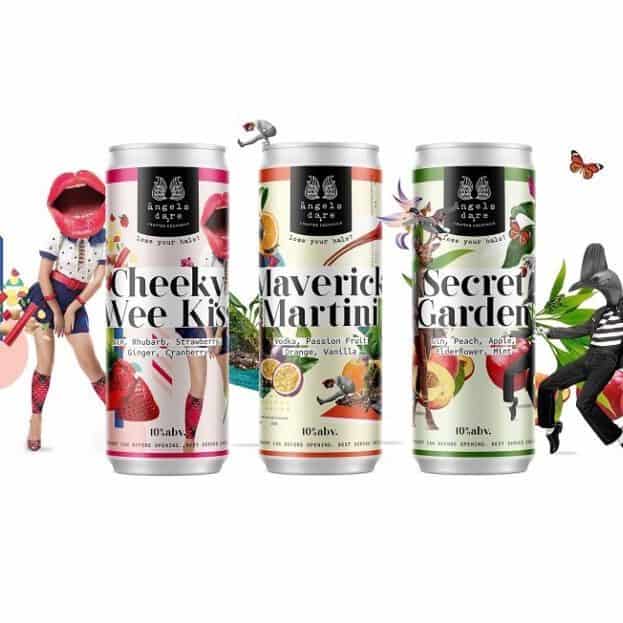 angels dare crafted cocktails in cans