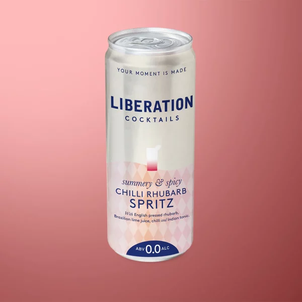 A can of Import placeholder for 19987 cocktails on a pink background.