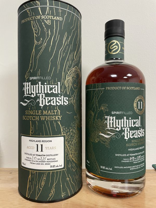 Mythical Beasts Tomatin 11 Year Old Whisky