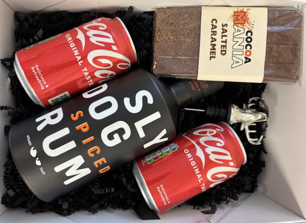 Sly dog rum gift box